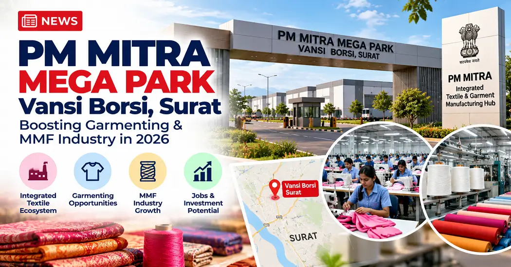 Master plan layout and construction overview of PM MITRA mega textile park