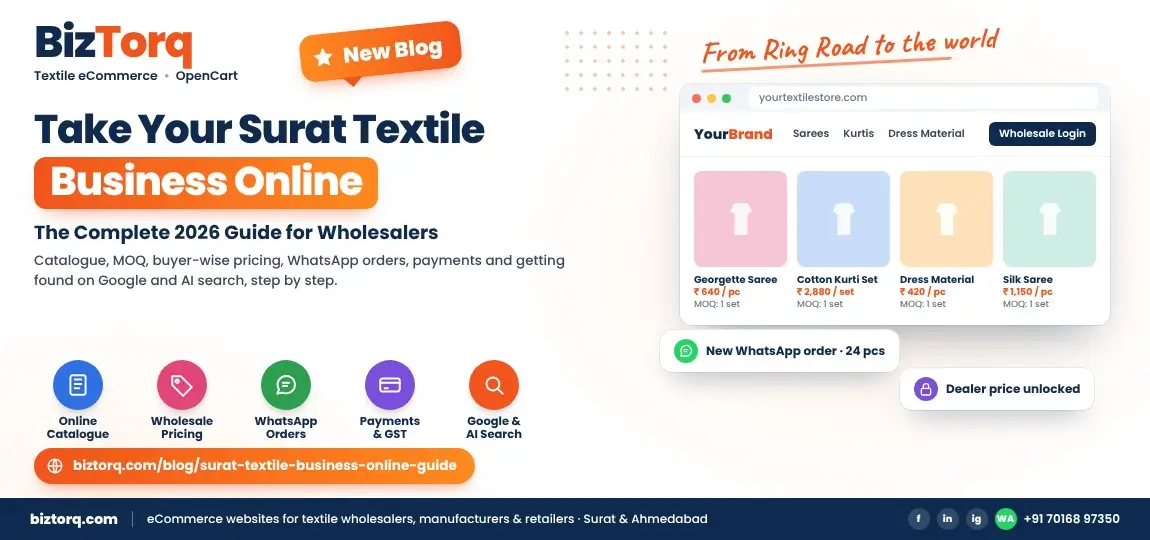 How to Take Your Surat Textile Business Online (2026 Guide)